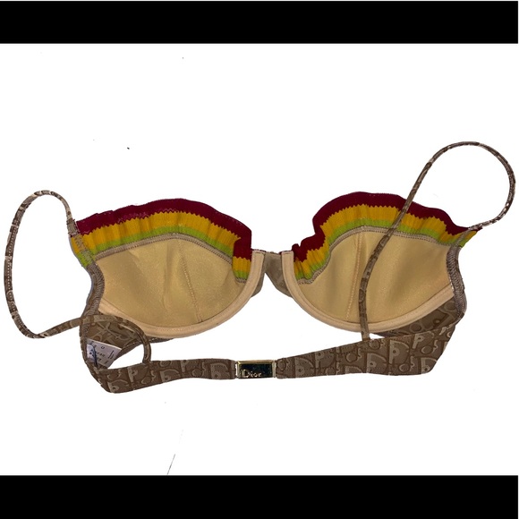 SOLD‼️Dior by Galliano Fall 2004 Rasta Bikini Top - Picture 5 of 15
